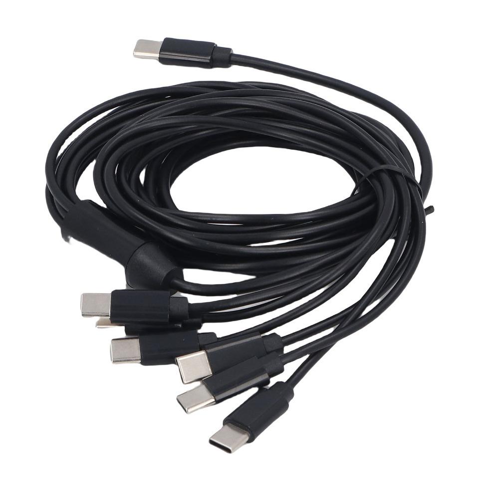 2m/6.6ft USB C Splitter Cable Plug and Play USB C Multi Charging Cable  For Cell Phones