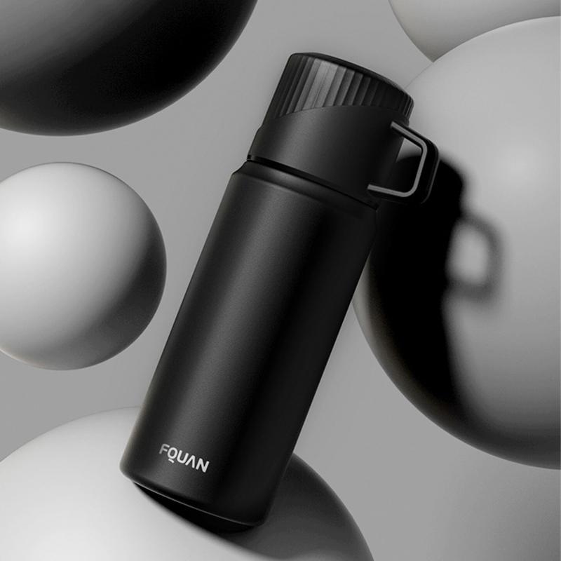 

Большой термос 450 мл, нержавеющая сталь 304, изолированная бутылка для воды, кофейная дорожная кружка, чайная чашка, термос, питьевая бутылка, термос 450ml чёрный