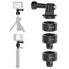 SUREWO Quick Release Base Mount Kit for Magnetic Suction Swivel Lock Adapter Compatible with GoPro Hero 12 11 10 9 8 7 6 5 DJI Osmo Action Quick