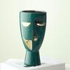 Vase, Head and Center Piece Flower Decorative Bud Vase Modern Ceramic Planter