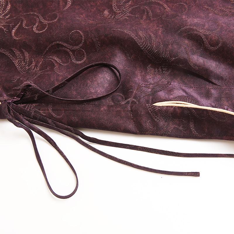 Phoenix Seeks Phoenix - Women's Silk Jacquard Long Sleeve Jacket: New Chinese Style for Spring & Autumn