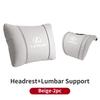 Car Seat Headrest Lumbar Support Neck Pillow Waist Cushion Backrest For Lexus UX250h RX450h CT200h RX400h RX300 NX300h RX350 AEK1