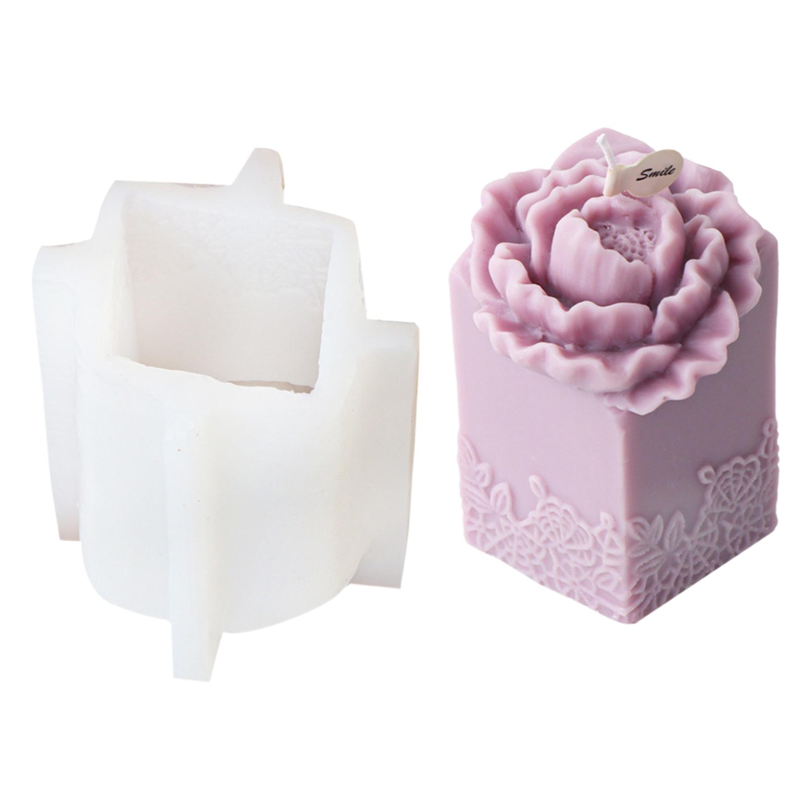 

Гибкая силиконовая форма для свечей, квадратная/цилиндрическая форма для цветов, ароматерапии, формы для эпоксидной смолы, воска, принадлежности для изготовления ювелирных изделий A