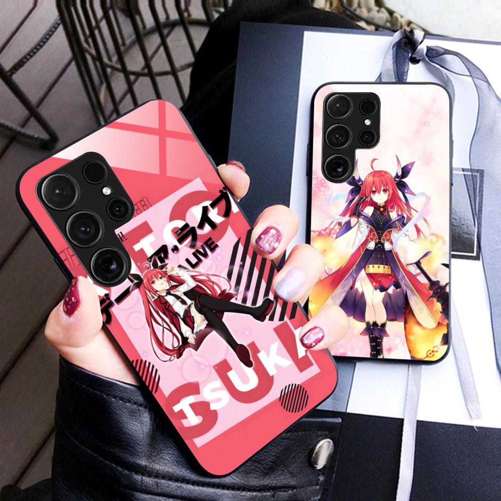 Date a Live Kotori Itsuka Glas Handyhülle für Samsung Galaxy S26 S25 S24 S23 S22 S21 S20 Note20 Plus FE Ultra Cover
