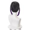 Cosplay Wig, Purple, Short, Anime Style, Full Wig with Decorations, Heat-Resistant Wig, Cosplay Accessories, Wig Net Included, Perfect for Comic