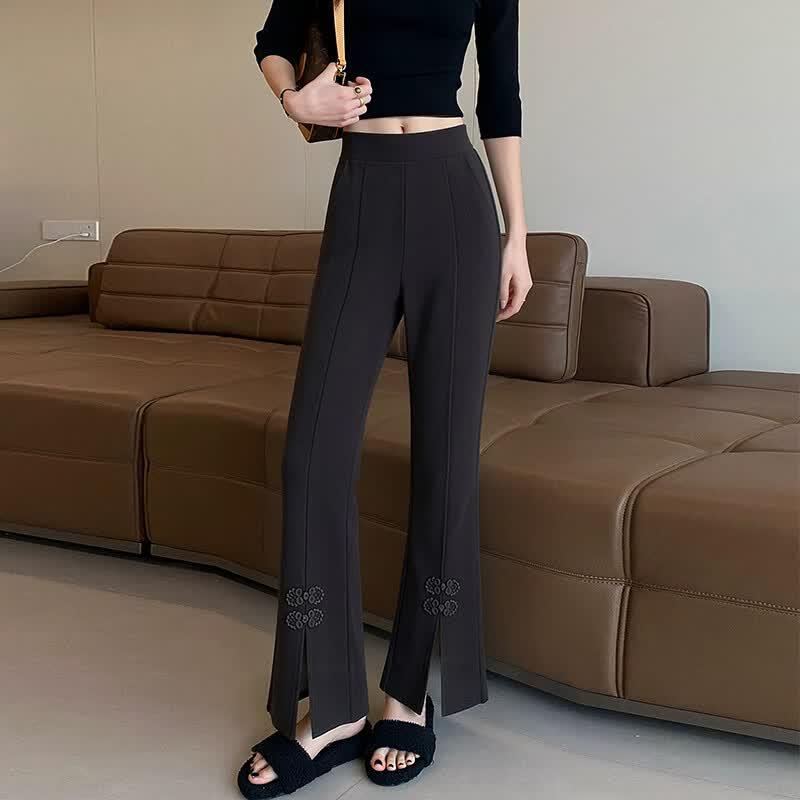 La Chapelle 2026 Summer Cooling Wide-Leg A-Line Casual Pants 3XL