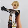 Genshin Impact Costume Cosplay Aether Uniforme da Carnevale per Adulti Parrucca Costumi per Feste di Halloween Anime Maschera Donna Gioco