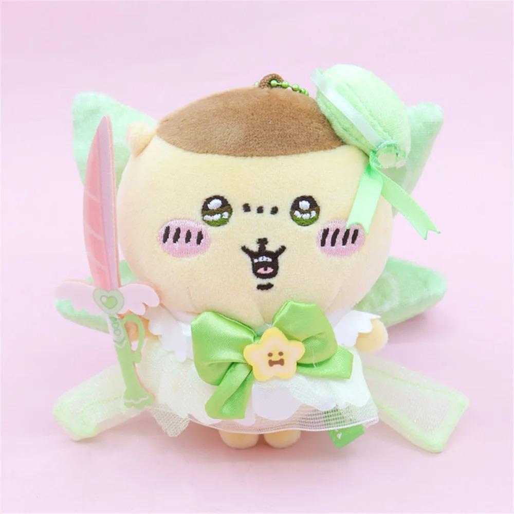 10cm Japanese Chiikawa Hachiware Usagi Momonga Rakko Kurimandu Super Magical Girl Plush Toy Small Pendant, Birthday Gift