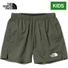 The North Face Swallowtail New Size 140 Short, Unisex, Water-Repellent, Windproof, Taupe,
