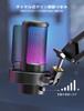FIFINE AmpliGame A8 Gaming USB PC Microphone for and Condenser Desktop Computer Microphone with RGB Conversion Touch Headphone Pop and Black