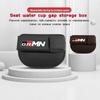 Car Seat Gap Storage Box Leather Organizer with Cup Holder For Toyota Crown GR GM Corolla YARIS Auris C-HR Hilux Vios Prius