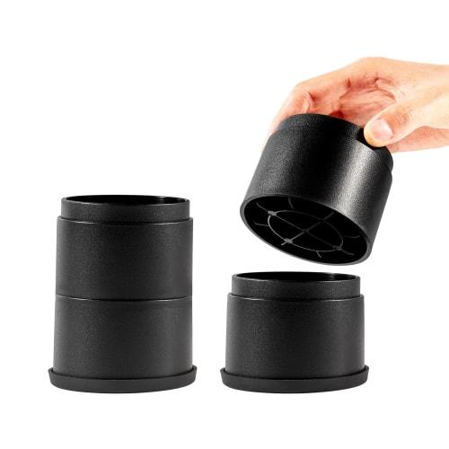 Adjustable Extension Legs, Height-Raising Legs, Adjustable Base Legs for Beds, Tables, Sofas, Desks, and Kotatsu Tables. Also Suitable for Table Legs,