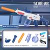 SCAR Electric Water Gun Pistol - Automatic Shooting Game Toy Summer Outdoor Beach Water Fight Toy Gifts