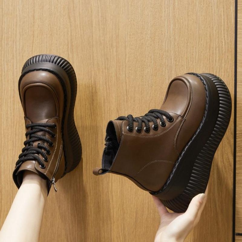 Fashion Booties Autumn Winter Round Toe Waterproof Pu On Promotion Women's Ankle Boots Fashion 2025 Chic and Elegant Female Short Shoes