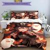 3pcs Duvet Cover Set (1*Duvet Cover + 2*Pillowcase, Without Core), Genshin Impact Print Bedding Set, Bedroom Decor, All‑Season, Birthday Gift