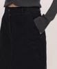Musinsa Standard Woman 11W Corduroy Maxi Skirt [Black]