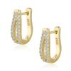 925 Silver Earrings For Women Hypoallergenic Lightweight Hoops Cubic Zirconia Huggie Jewelry Gifts Dainty Everyday Wear