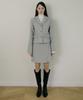 Riorg Eot Wool Wrap Mini Skirt Light Gray