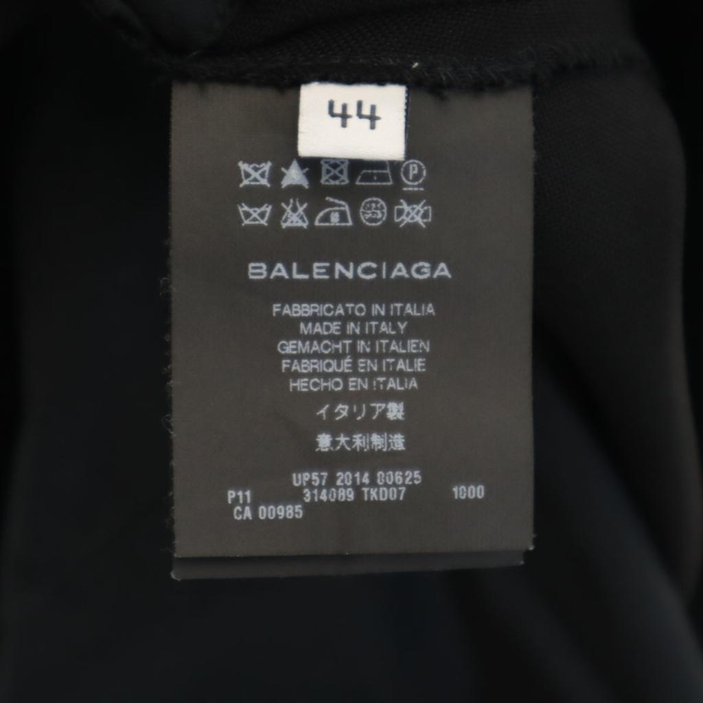 BALENCIAGA Italian rayon blend Slacks pants 44 black Men's Used