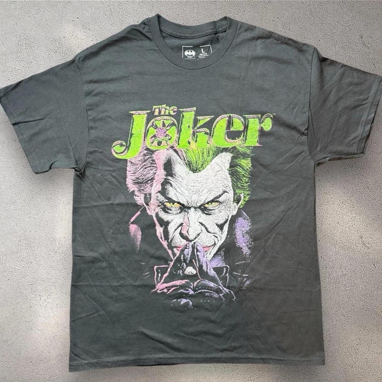 CVLA x Batman Joker T Shirt Mens Large Unisex Graphic Streetwear Tee S