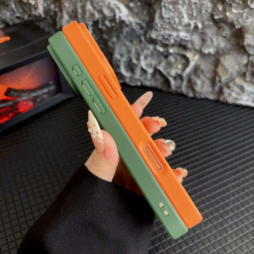 Applicable to iPhone11Promax Contrast Color Skin Sensing Magnetic Mobile Phone Case Apple 11 Scrub All-Inclusive Anti-drop Protective Case