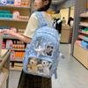 Star schoolbag ins niche high value junior high school students large capacity 2025 new student pain bag backpack women