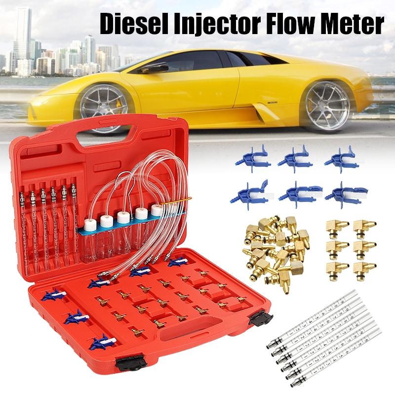 

36Pcs Autoleader Injector Flow Meter Adapter Test Kits For Common Rail for Diesel Fuel Tester Diagnosis Tool Set