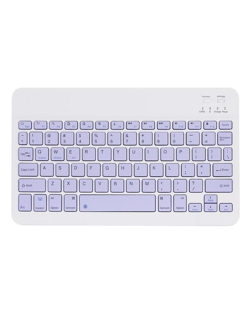 10-Zoll-Wireless-BT-Tastatur Threesystem Universelles, farbenfrohes, wiederaufladbares BT-Tastatur-Mobiltelefon