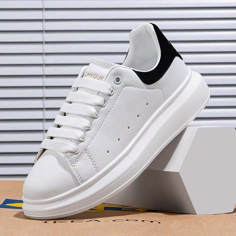 McQueen Little White Shoes Women's 2025 Spring New Platform Sports Dad Shoes Ins Casual Versatile Couple Men's and Women's Shoes