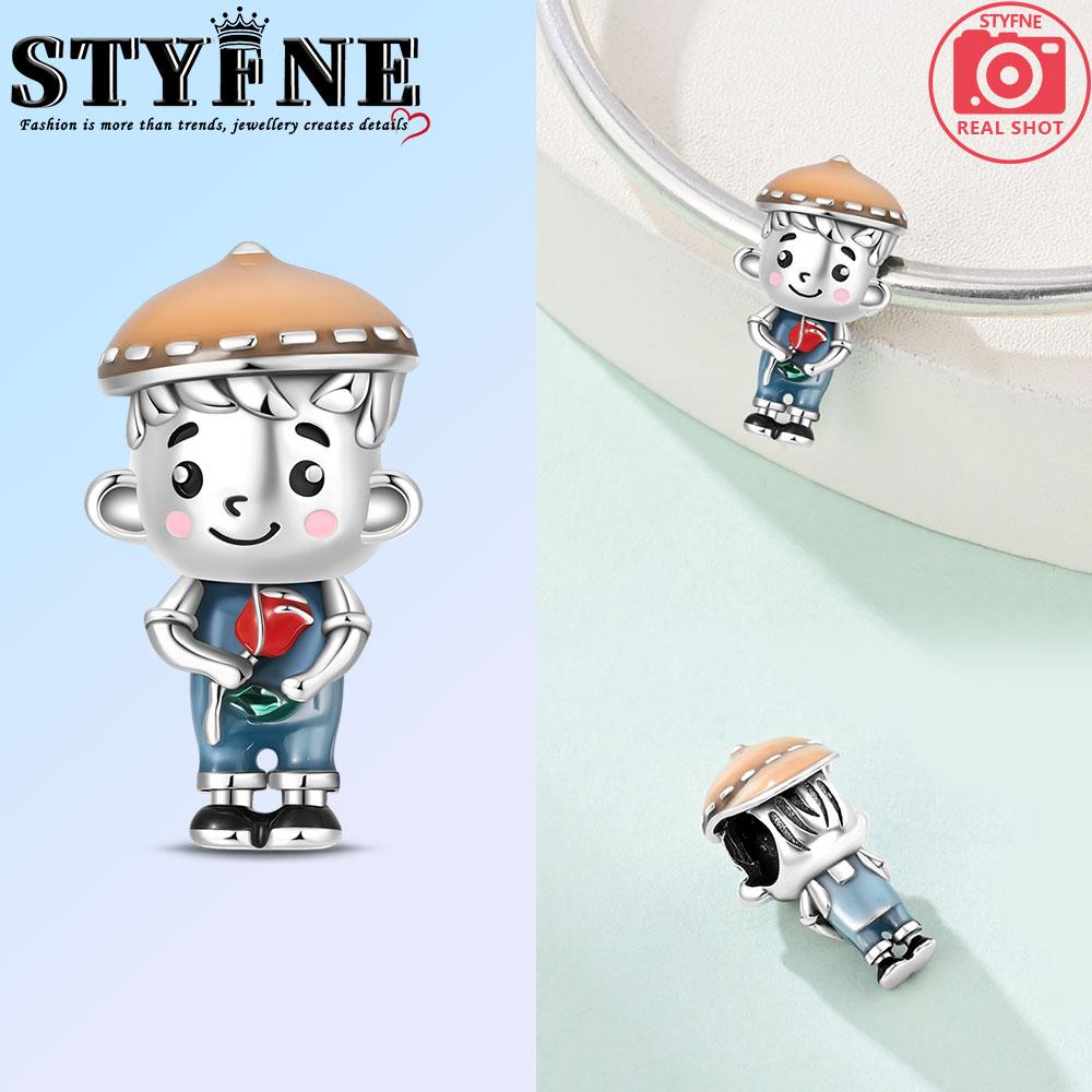 Characters And Friendship Beads Dopamine Girl With Sports Boy Charm Bracelet Fit Copper Women'S Necklace Diy Jewelry Gift