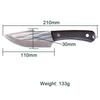 Coltello da cucina in acciaio inossidabile con manico in legno con coperchio Coltelli da chef Coltello da cucina Coltello da frutta per carne