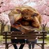 1pc Cow Flower Pattern Umbrella Design Automatic Opening and Closing Umbrella, High-quality Travel Umbrella,  c1128129