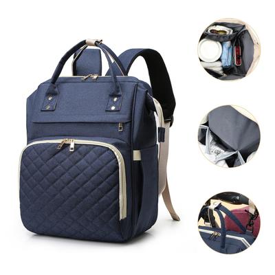 Tragbarer Wickeltaschen-Rucksack mit großer Kapazität, wasserabweisend, für unterwegs, Baby-Stilltasche, Mama-Tasche mit USB-Ladeanschluss, Kinderwagengurten, Thermotaschen