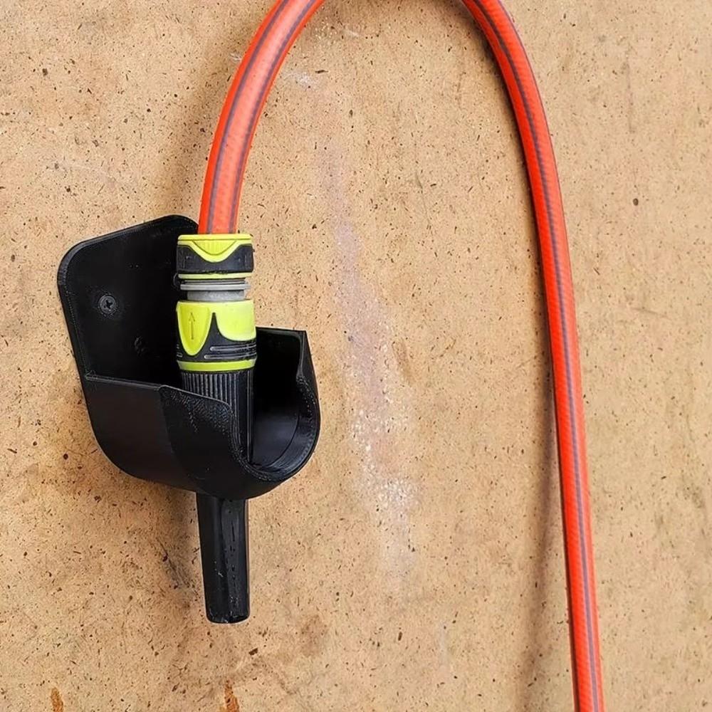 Wall Mounted Garden Hose Spray Holder Nozzle Storage Hose Storage Rack  Garden Watering