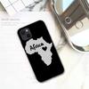 Africa Map Geogra Phone Case For iPhone 11 12 Mini 13 14 15 Pro XS Max X Plus SE XR Shell