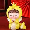 Year The Of Snake Mascot Toy Resin Cake Decoration Doll Room Decorate Gifts