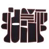 Cars Accessories Car Upgrade Gate Slot Cushion For Honda N-BOX JF3 JF4 2017 2018     Car Decoration Car Styling