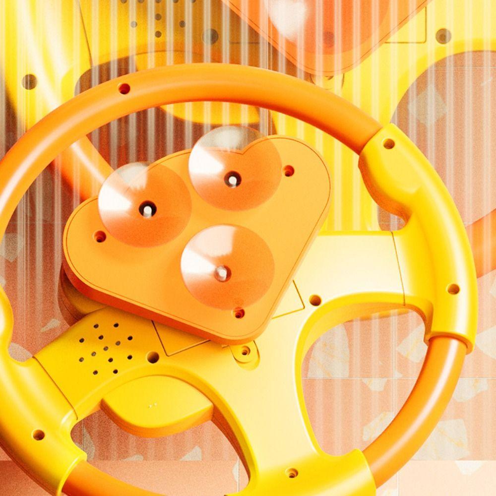 Electric Steering Wheel Vocal Toys Copilots Stroller Copilot Steering Wheel Infant