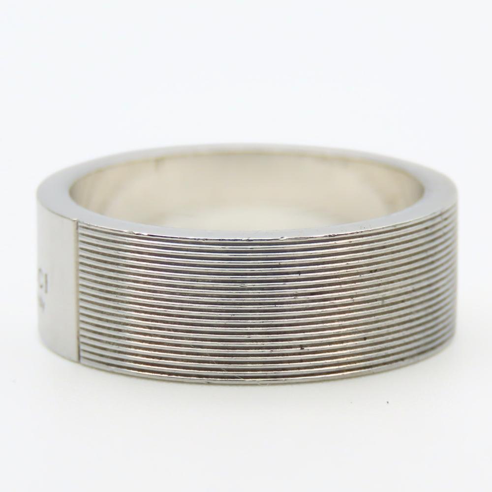 Used GUCCI Ring Logo ring EU#59.5 21 Silver925 10.2g Silver Accessories