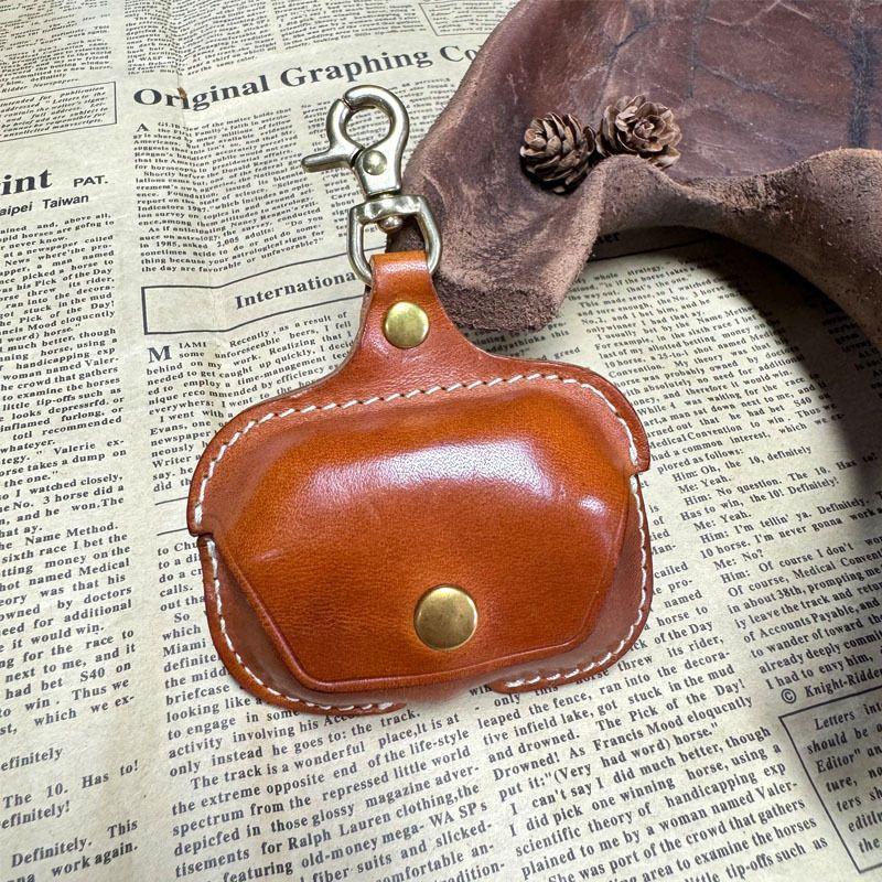 Earphone Case Wireless Bluetooth Aipods Pro Leather Case Second Generation Leather Box Third Generation Creative Integrated Simple Men and Women