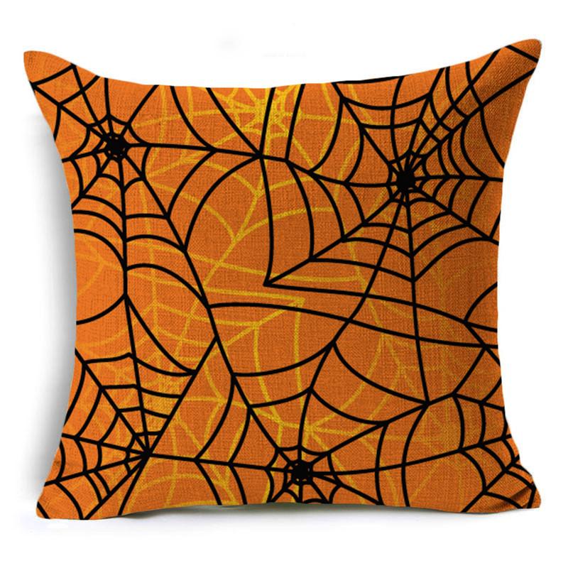 Halloween Pillowcase for Home Decorations Car Cushion Covers 40cm/45cm and 50cm Linen