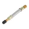 A ABSOPRO Tire Valve Stem Air Inflation Adapter Durable 100mm Long Tire Valve Extension Pure Copper Stainless Steel Silver Tone