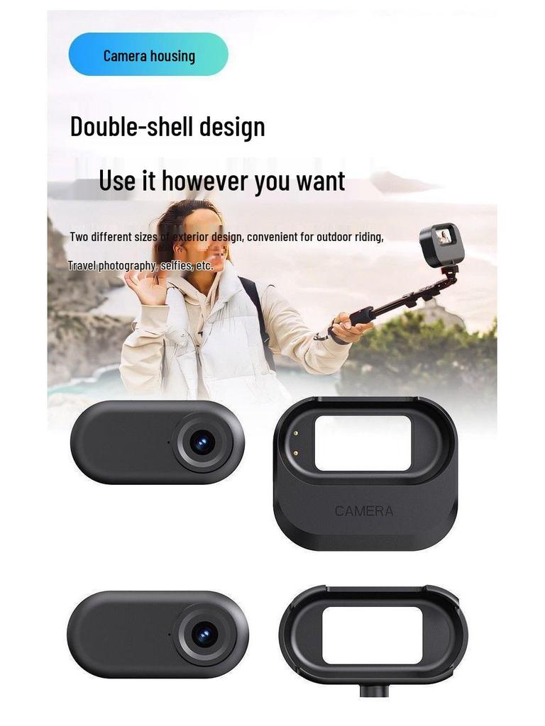 HD Action Camera for Students: Magnetic, Rechargeable, Outdoor Recorder for Motorcycles & Bicycles