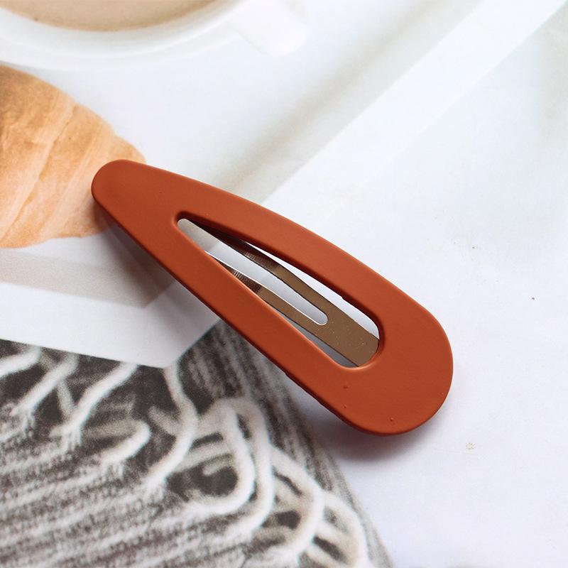 7cm Matte BB Clip - Cute Korean & Japanese Style Morandi Color Hairpin Accessory