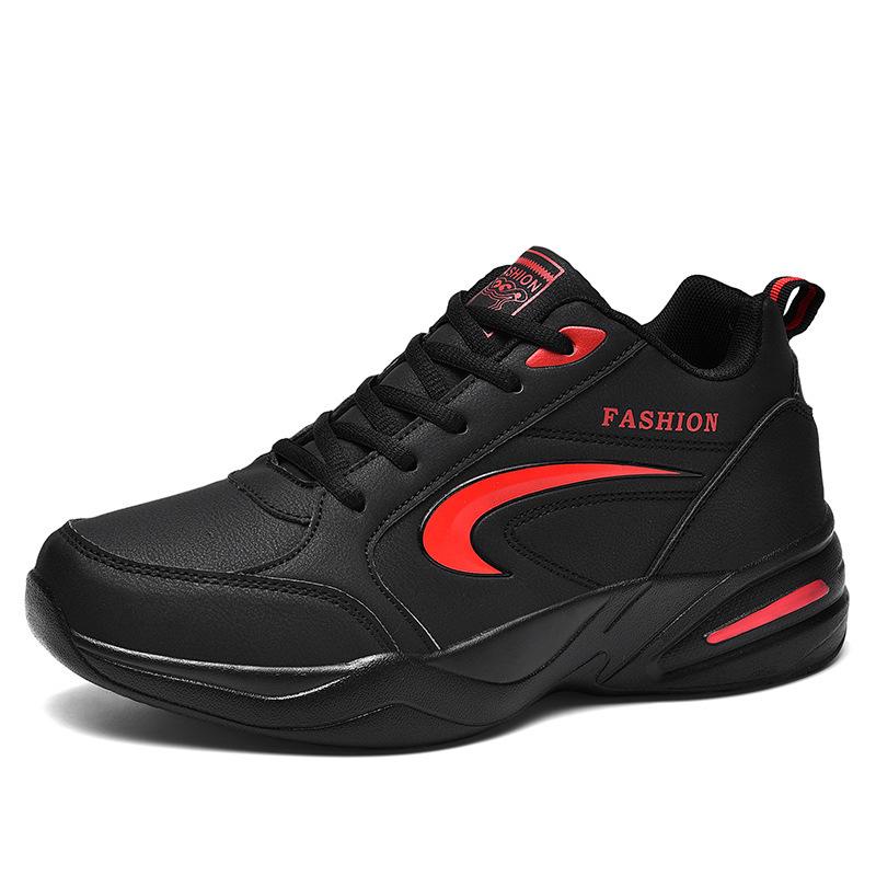 Men's autumn and winter warm cotton shoes fashionable sports casual shoes slippery heightening lightweight trendy running shoes