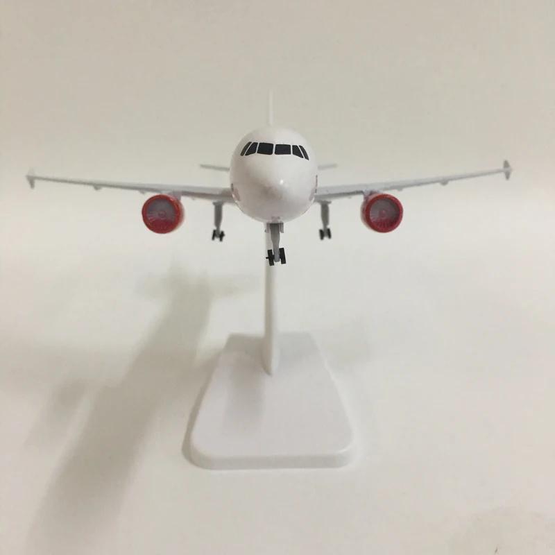 1/300 Aircraft Model for Air Asia A320 Red Alloy Metal Miniature Airplane Static Collected Gift By Aviation