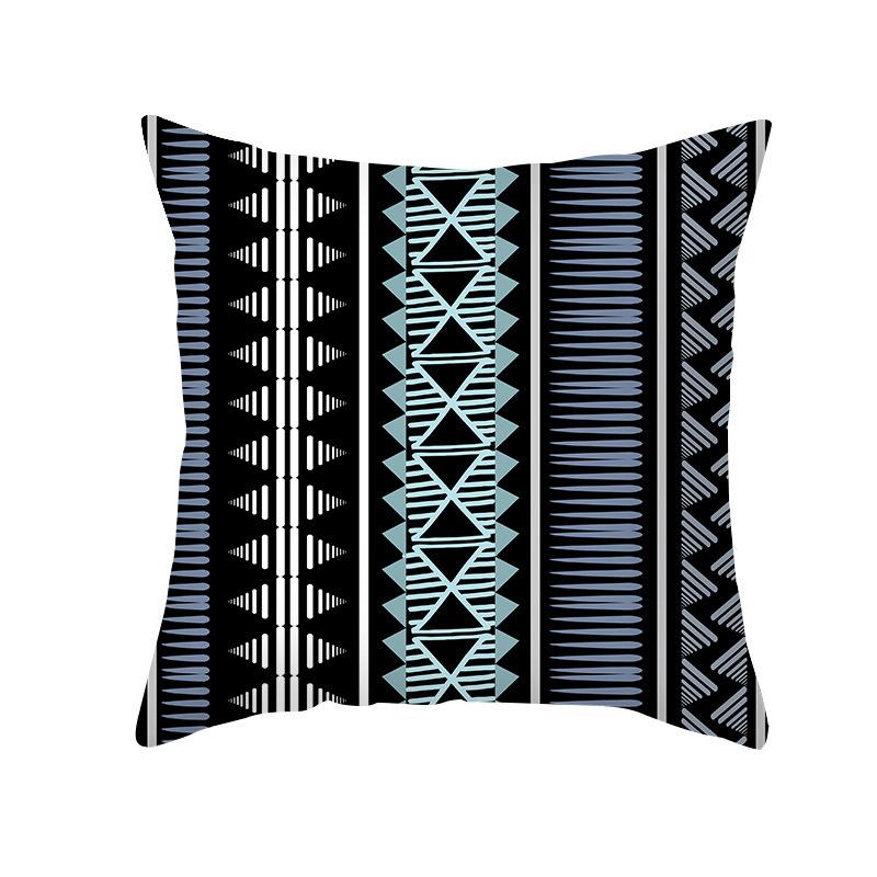 Geometric Pillow Abstract Stripe Cushion Cover Ethnic Style Office Sofa Pillowcase Home Decor Pillowcase