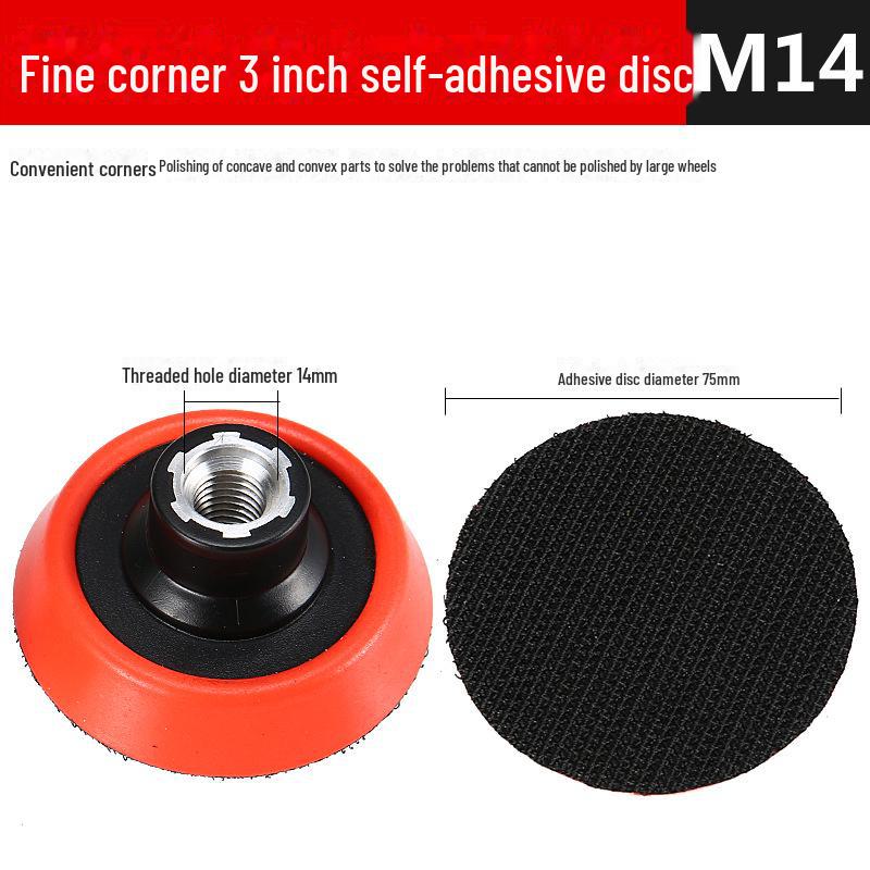 Selbstklebende Beflockung Saugnapf Klett Schleifscheibe für Holzbearbeitung und Polieren