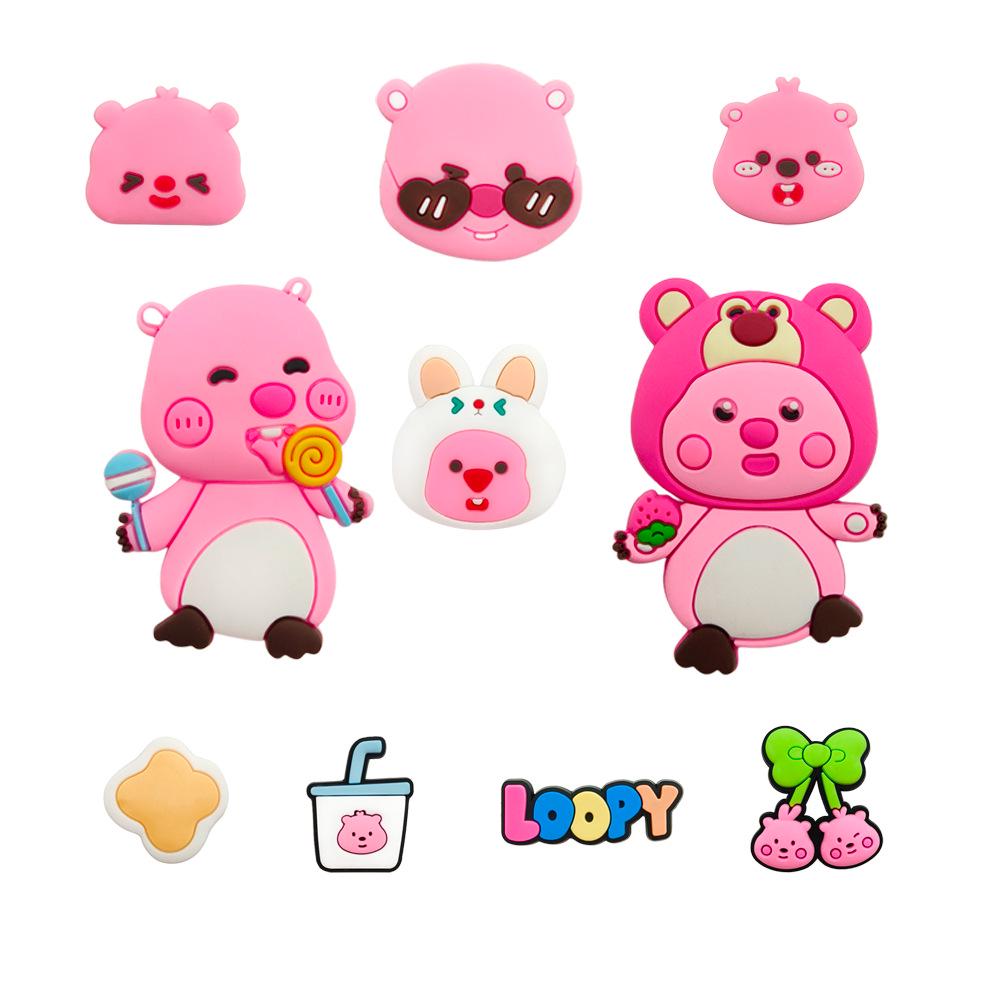 84 Exquisite Anime Shoe Charms: Soft Rubber Buckles for DIY Clogs and Cute Decorations