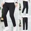 Men Outdoor Pants Drawstring Elastic Waist Loose Solid Color Zipper Pockets Soft Breathable Thickened Warm Casual Cold Resistant Men Sports